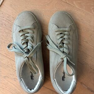 Madewell Women's Canvas Sneakers - Sage Green